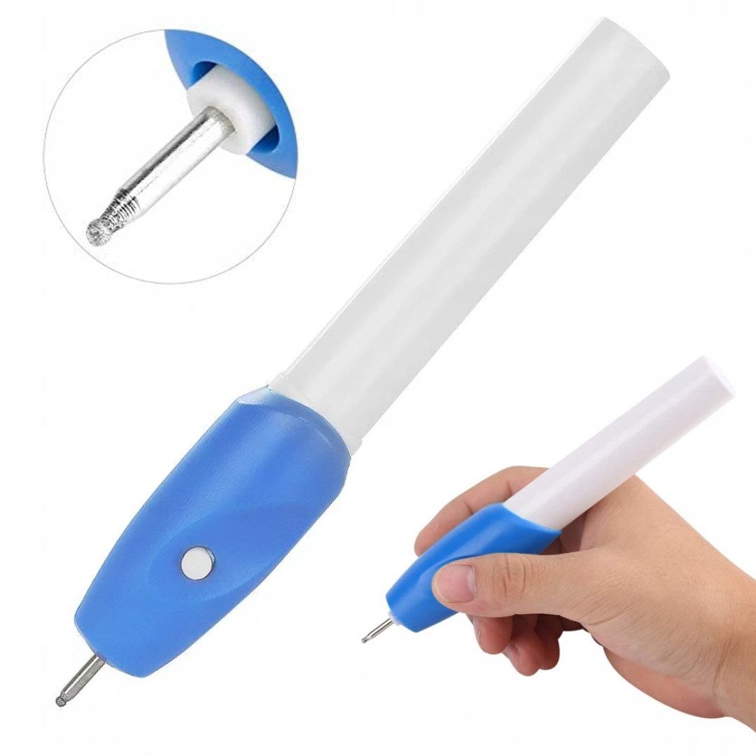 RACEL Graviergerät Elektrischer Gravierstift Gravurgerät Set für Holz Metall Kunststoff, 1-St., Präzise & handlich