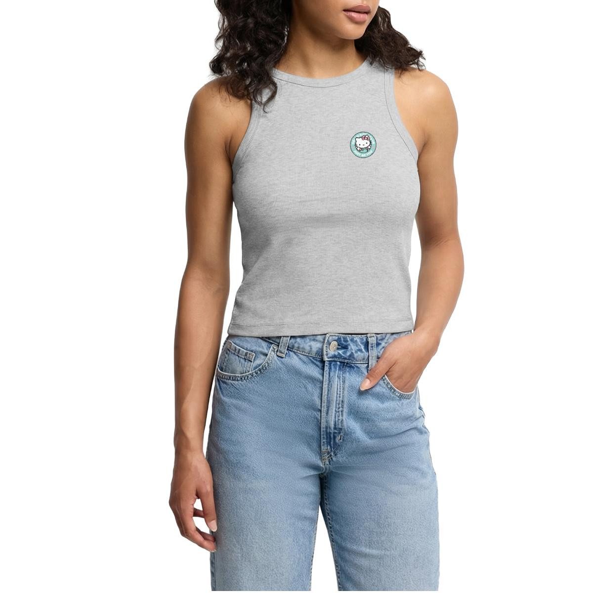 T-Shirt Hello Kitty Club Just Be You Cropped Frauen Organic Tank Top