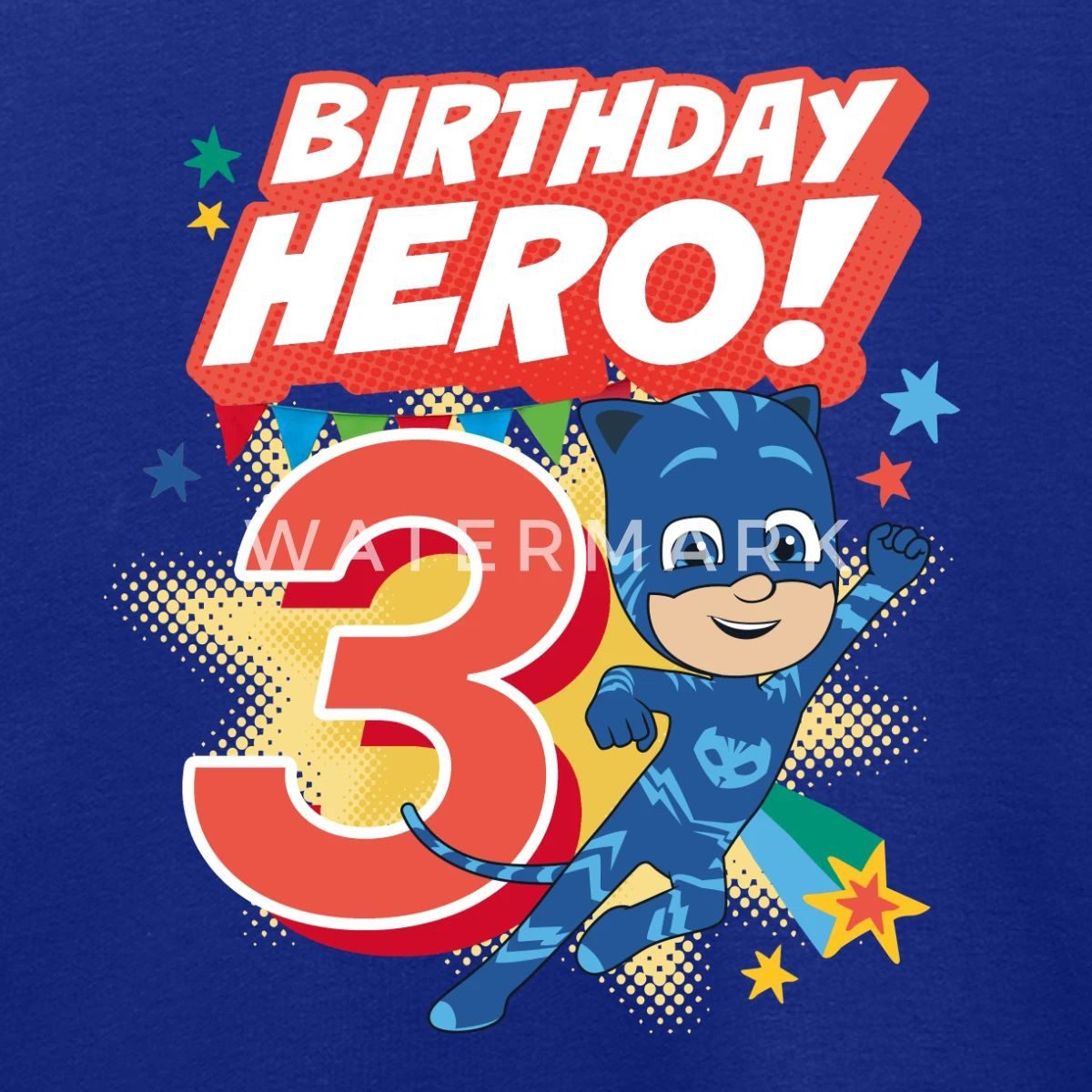 Spreadshirt Sweatshirt PJ Masks Catboy Birthday Hero 3. Geburtstag Kinder Premium Pullover (1-tlg)