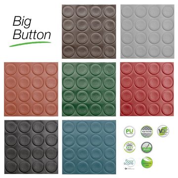 Karat Bodenschutzmatte Big Button, Für gewerbliche und private Nutzung