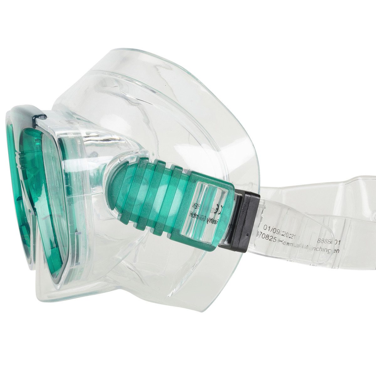 Fashy Taucherbrille Schnorchel-Set Junior hellgrün