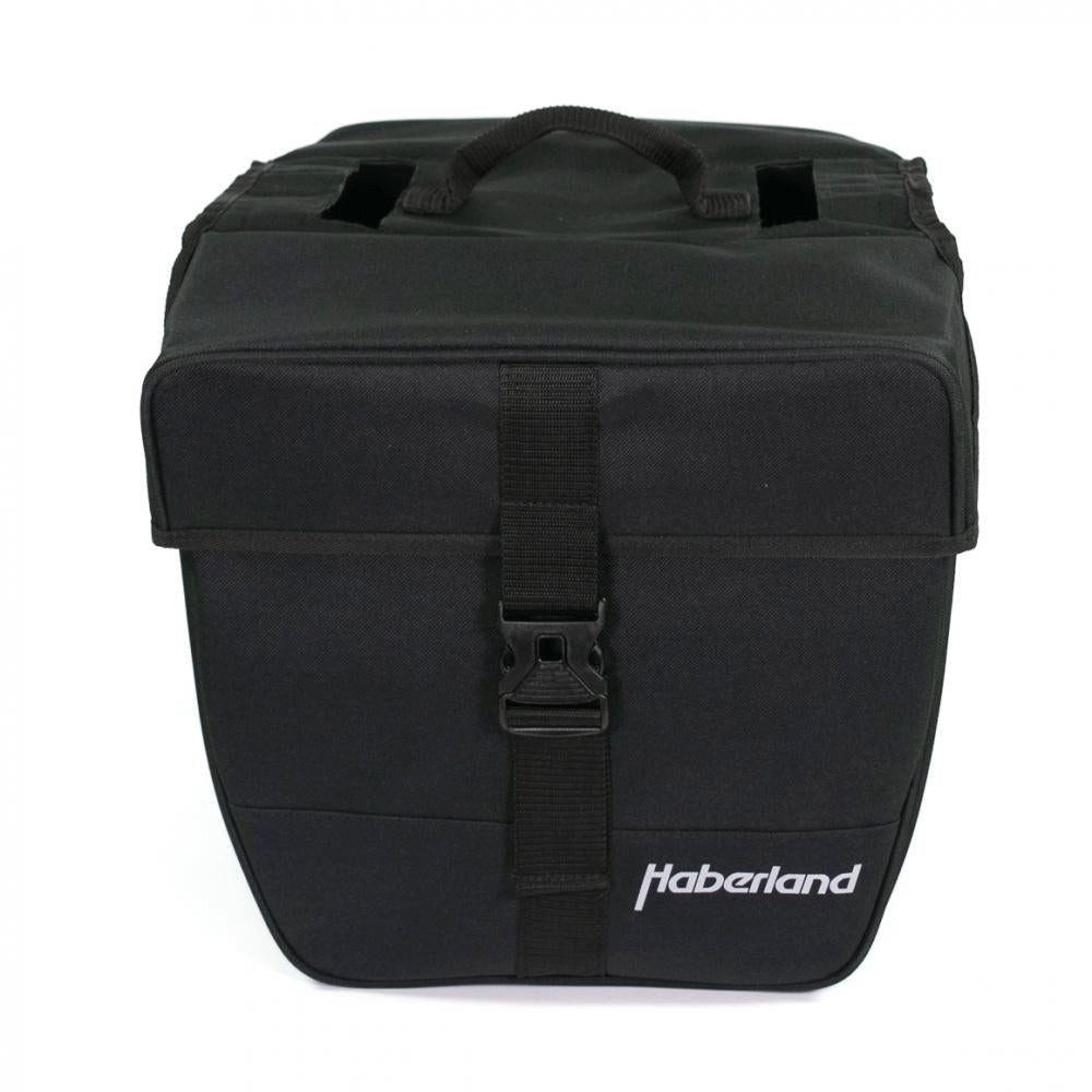 Haberland Fahrradtasche Haberland Doppeltasche 25l Einsteiger schwarz - praktische Gepäckträge