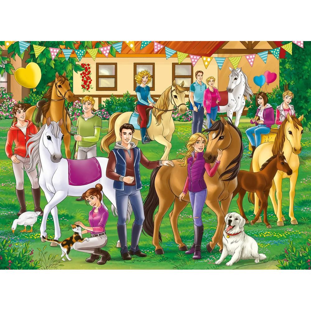 Puzzle Kinderpuzzle 200 XXL Teile - Lissy Activity