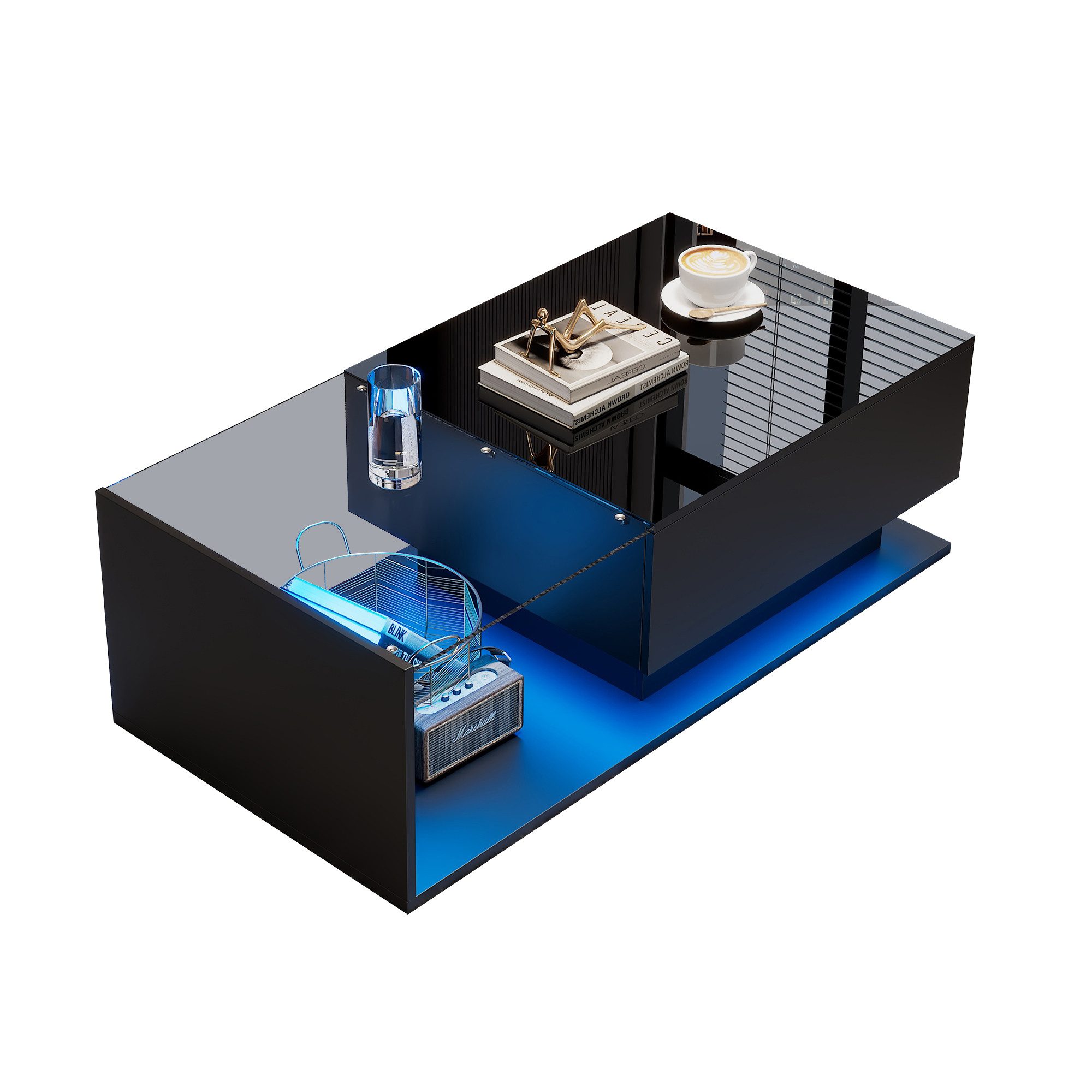 MODFU Couchtisch mit LED-Beleuchtung (1-St., mit günstig online kaufen