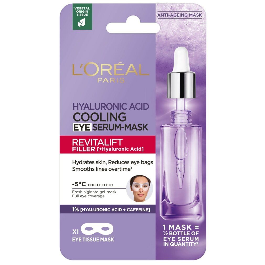 L'Oreal Deutschland Augenserum LOréal Professionnel Textile eye mask cooling effect 11 g