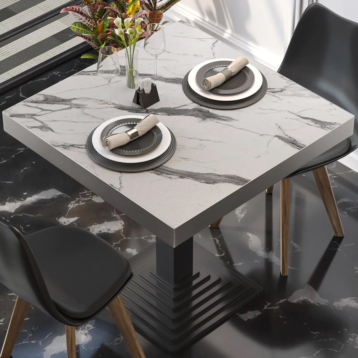GGMMÖBEL Tischplatte BRASIL (1 St) Weiß | Tischplatten