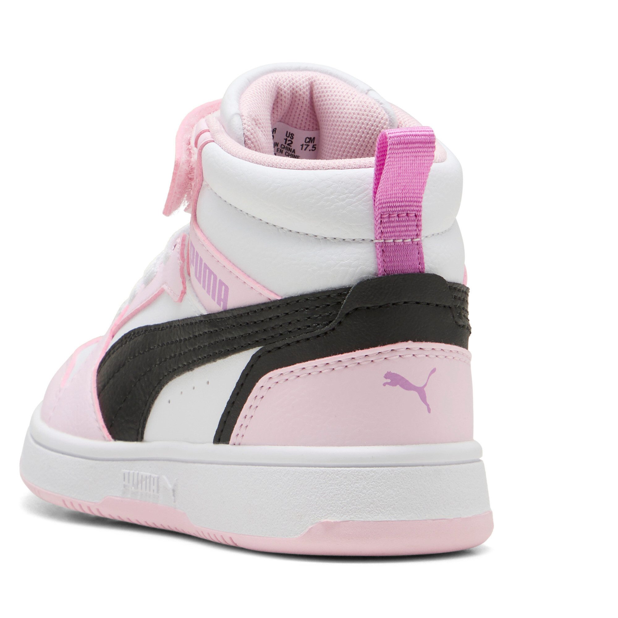 PUMA REBOUND V6 MID AC+ PS Sneaker (für Kinder) mit leicht profilierter Gummilaufsohle, mit Klettverschluss – Bild 5 von 5
