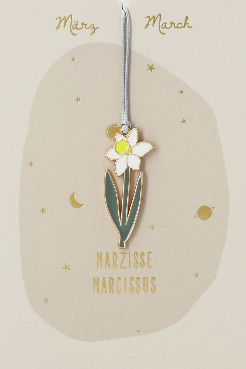 Räder Kerzenleuchter Räder Kette Geburtsblume -Narzisse