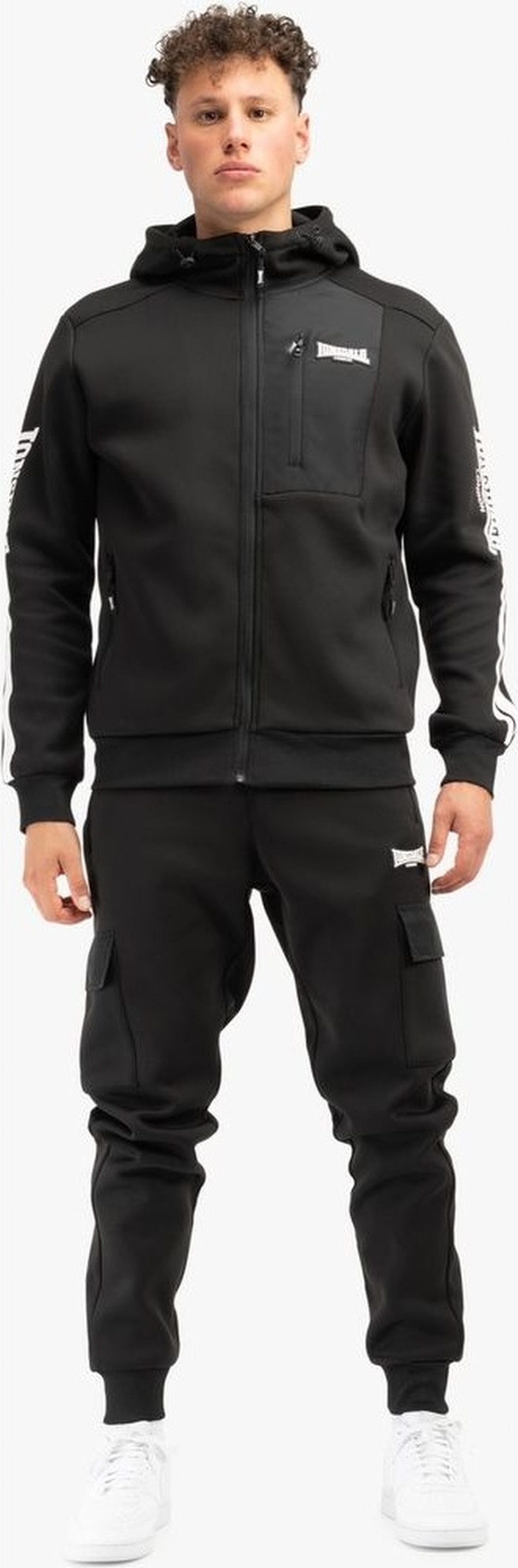 Lonsdale Trainingsanzug Bulough Herren Trainingsanzug mit Kapuze normale Passform – Bild 2 von 3