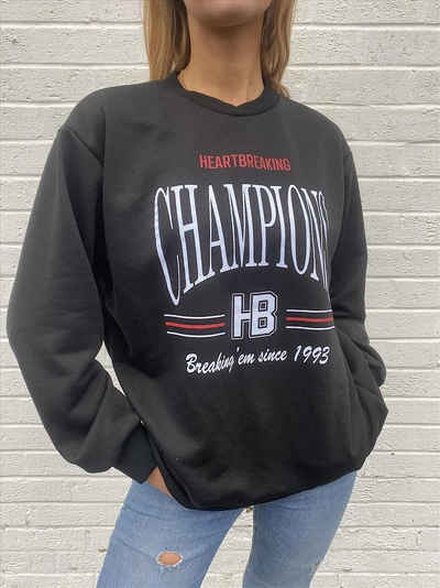 Worldclassca Sweatshirt Worldclassca Damen Sweatshirt College Champions Print Sport NEU