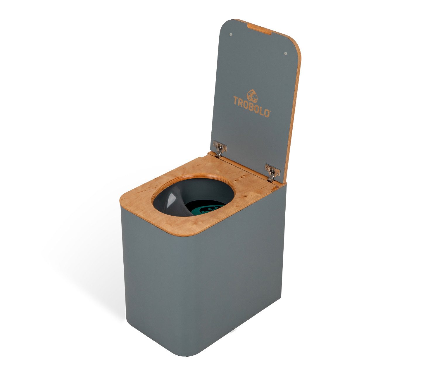 Campingtoilette TROBOLO SilvaBlœm Trenntoilette Campingtoilette Grau