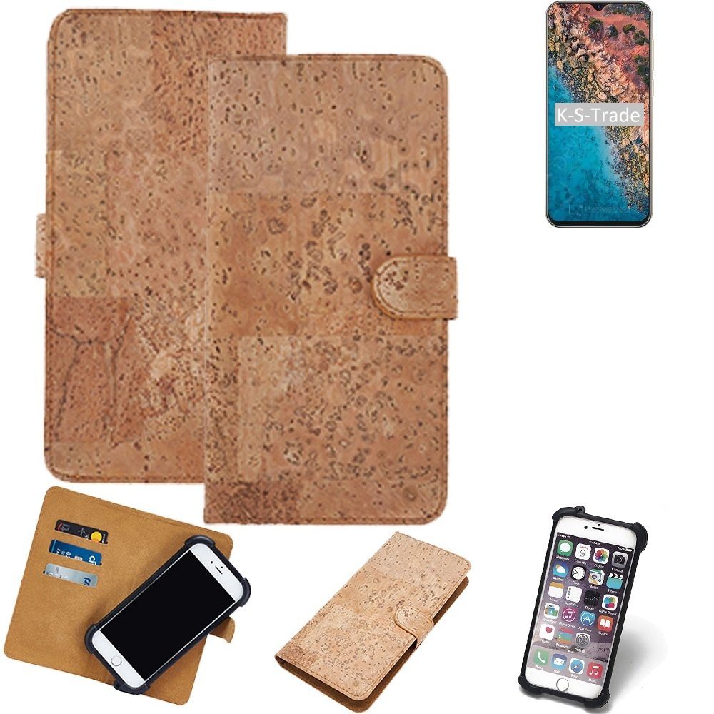 K-S-Trade Handyhülle für Cubot X20 Pro, Hülle - Kork Handyhülle Cover - Schutzhülle TPU Case Bumper in