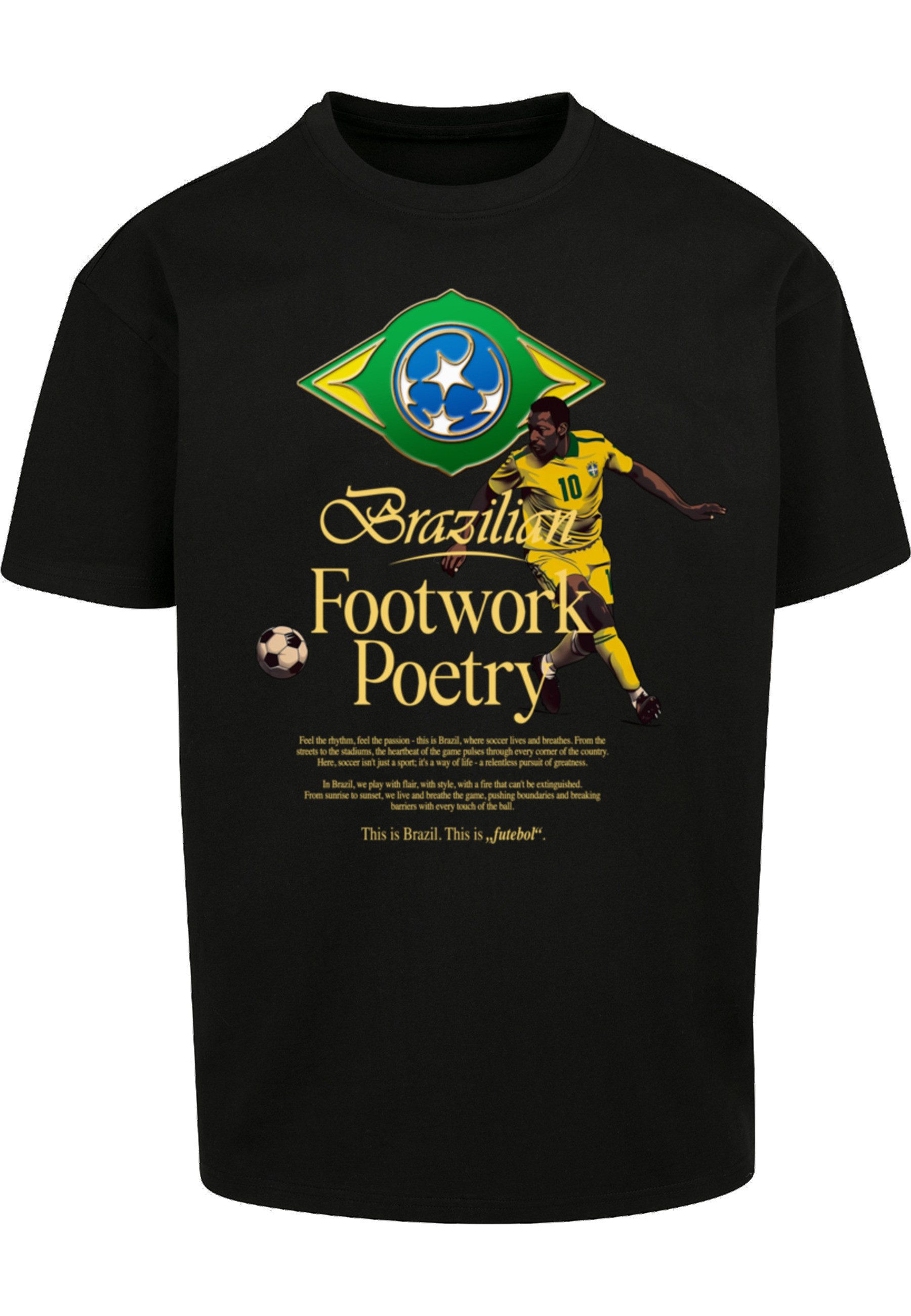 Upscale by Mister Tee T-Shirt Upscale by Mister Tee Footwork Poetry Oversize Tee (1-tlg)