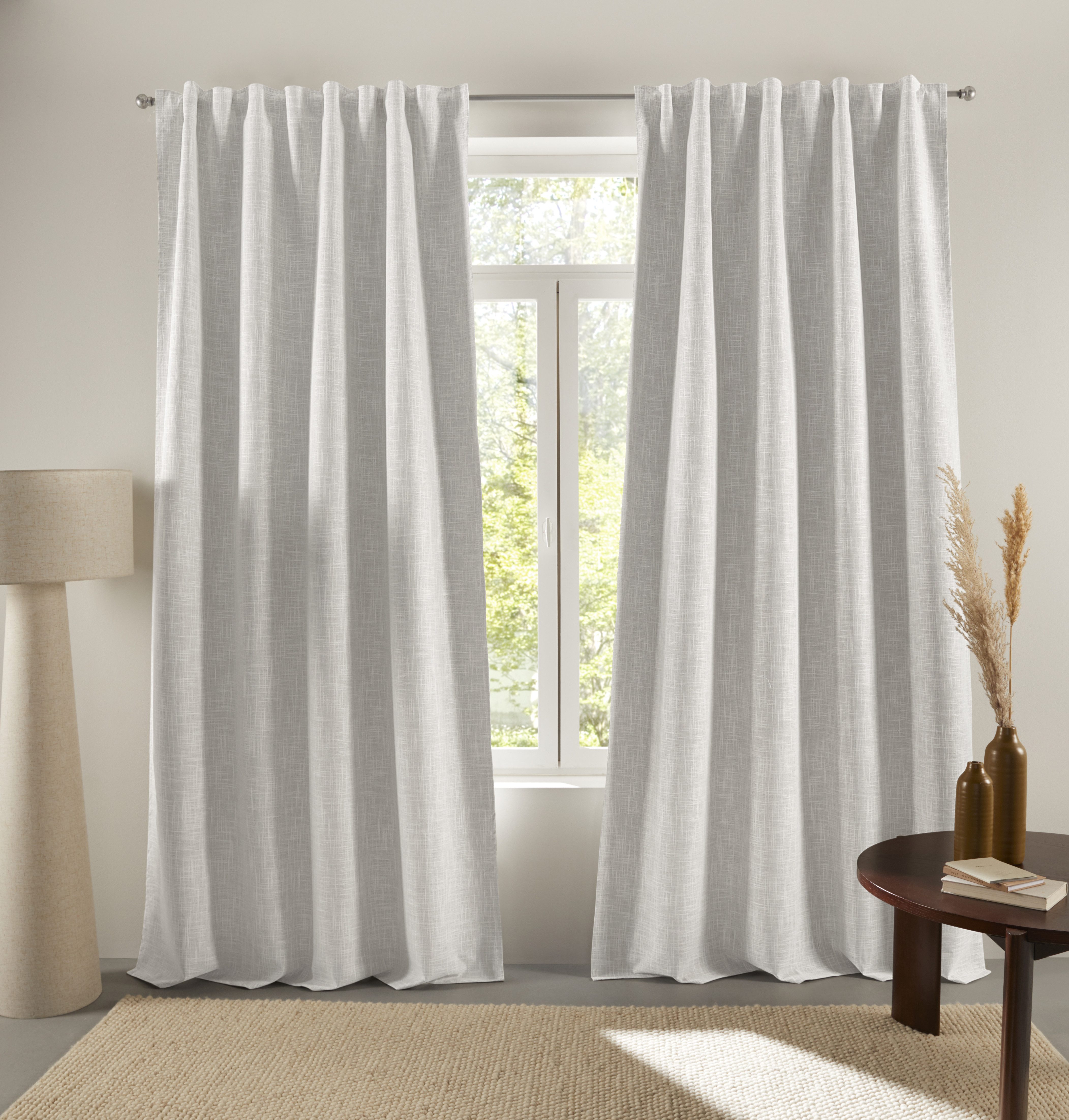 LeGer Home by Lena Gercke Verdunkelungsvorhang Marusha (1 St), Multifunktionsband, verdunkelnd, Polyester, Verdunkelnder Vorhang, blickdicht, Leinenoptik, verschiede Größen