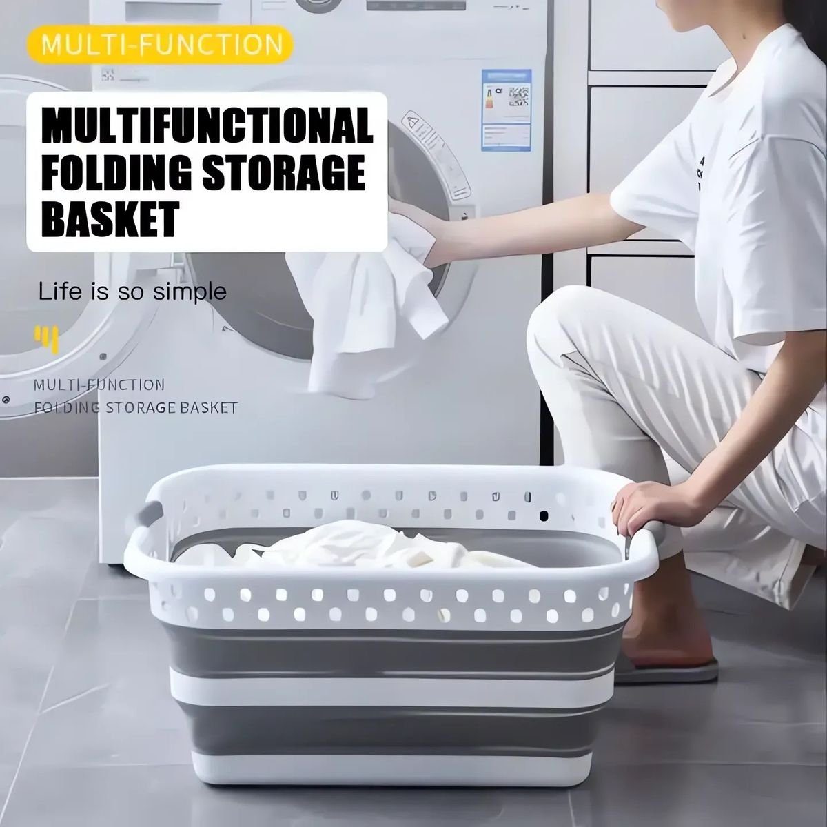 König Design Wäschekorb faltbar Wäschesammler Wäschebox Wäschetonne Organiz günstig online kaufen