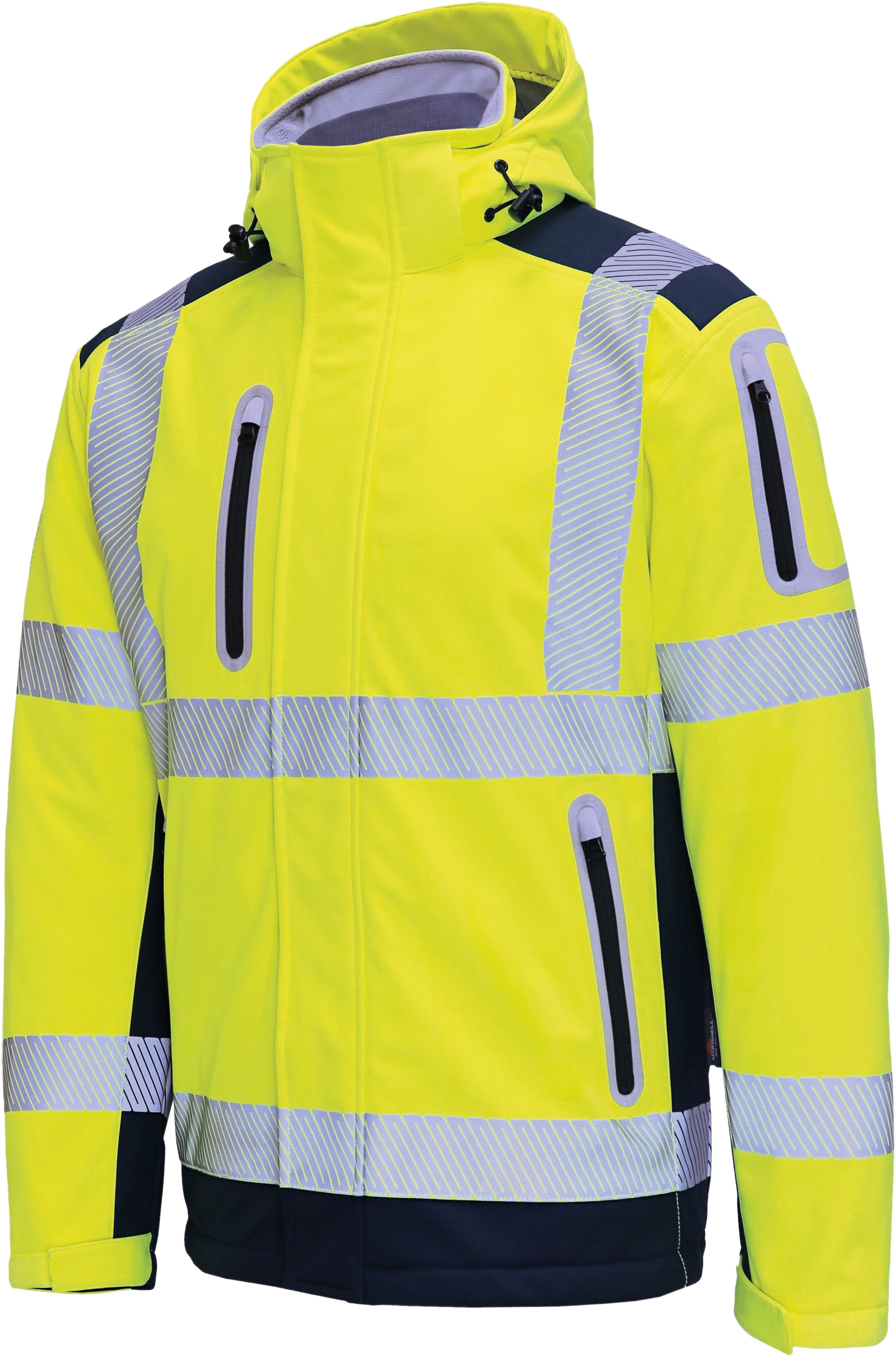 vizwell Softshelljacke 3 in 1 Warnschutz Winter-Softshelljacke Arbeitsjacke günstig online kaufen