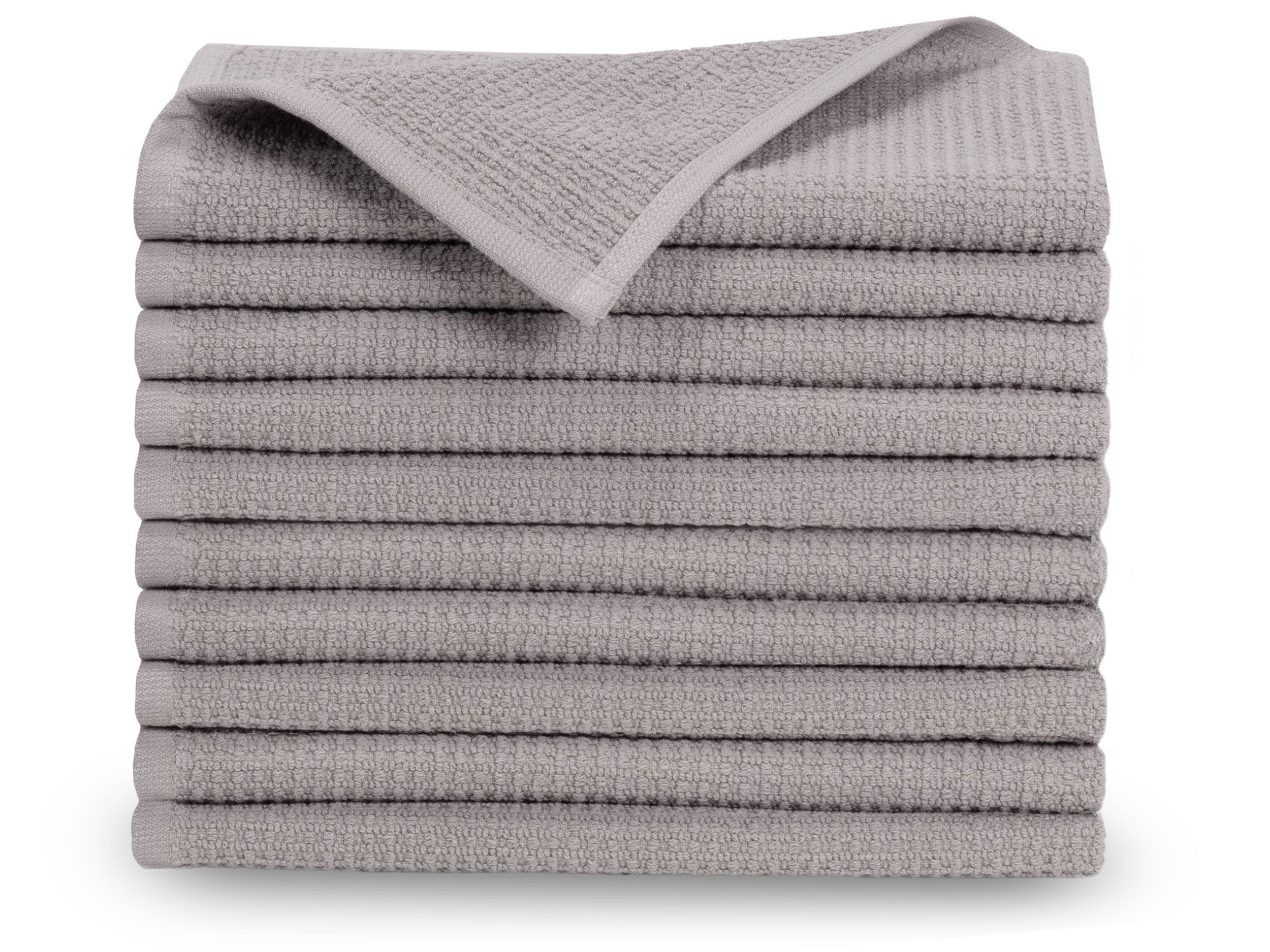 ZOLLNER Gästehandtücher, Waffelpique (10-St), 30 x 50 cm, 100% Baumwolle, vom Hotelwäschespezialisten, Waffelpique
