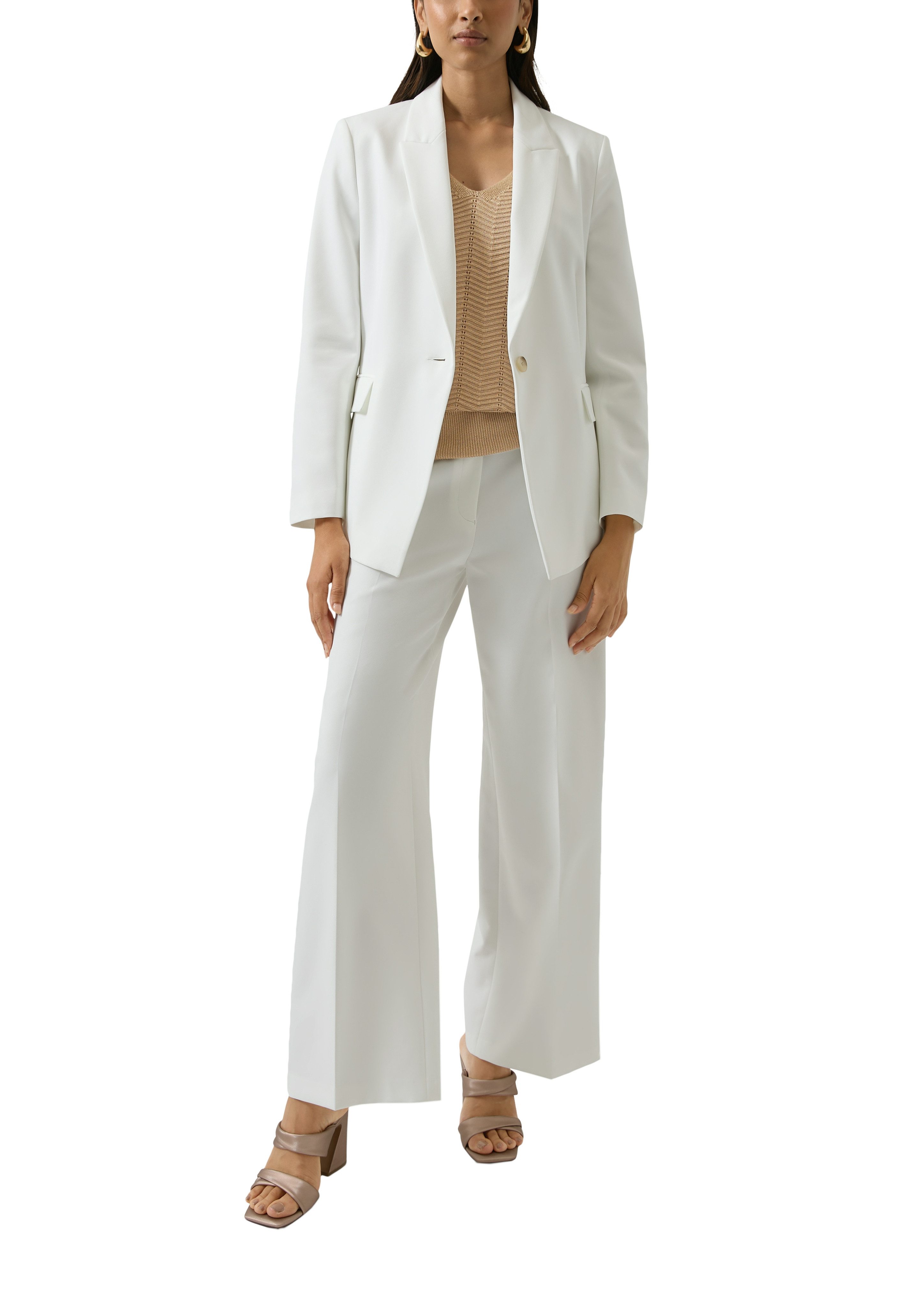 s.Oliver BLACK LABEL Strickpullover mit Struktur Muster