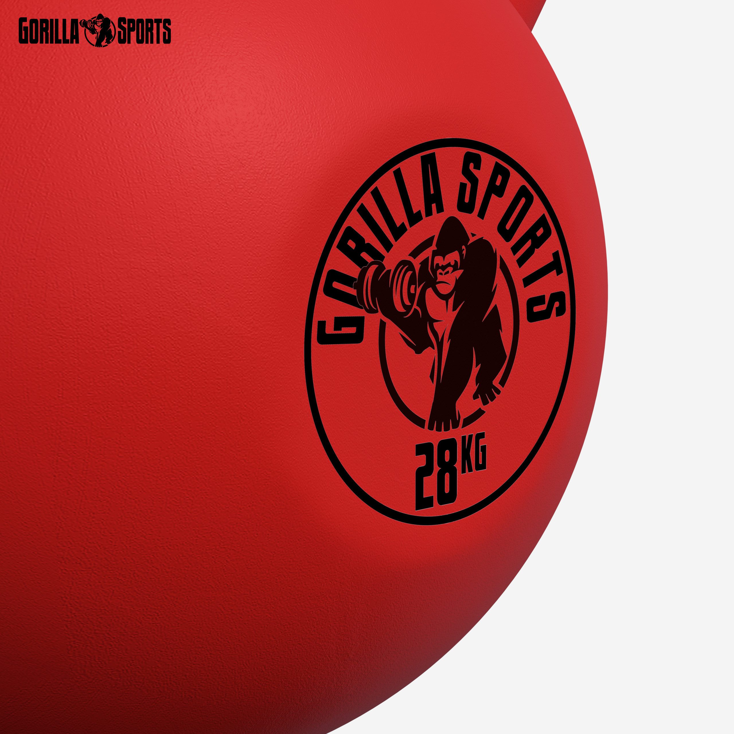 GORILLA SPORTS Kettlebell 2 - 32 kg Gewichte, Gusseisen, Neopren - Kugelhantel, Schwunghantel, (Einzeln / Set), Bodenschonende, Kugelgewicht für Fitness, Gym, Krafttraining