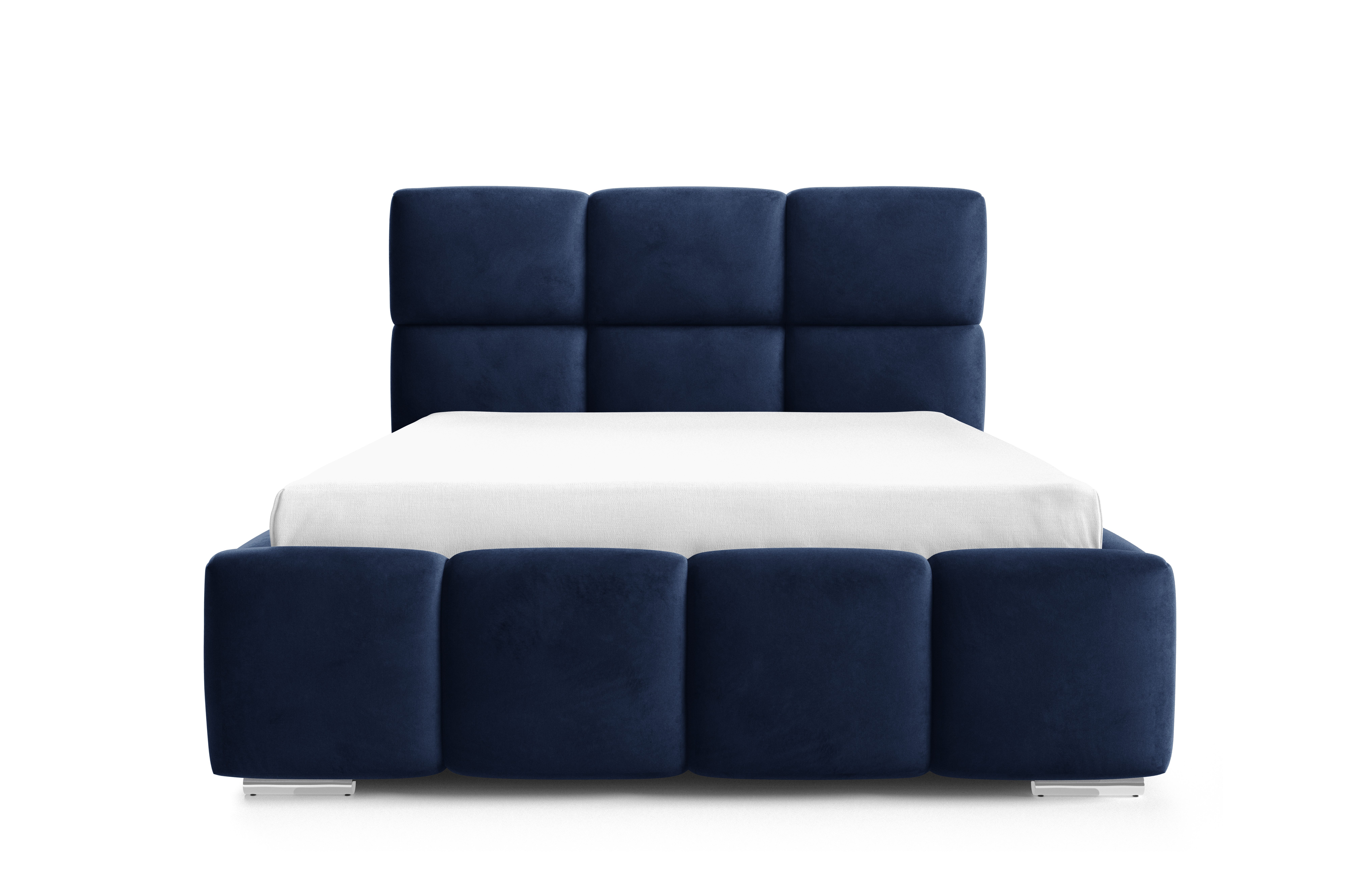 thematys Polsterbett mit Bettkasten & Lattenrost – Stauraumbett+ 140x200 - 200x200 cm