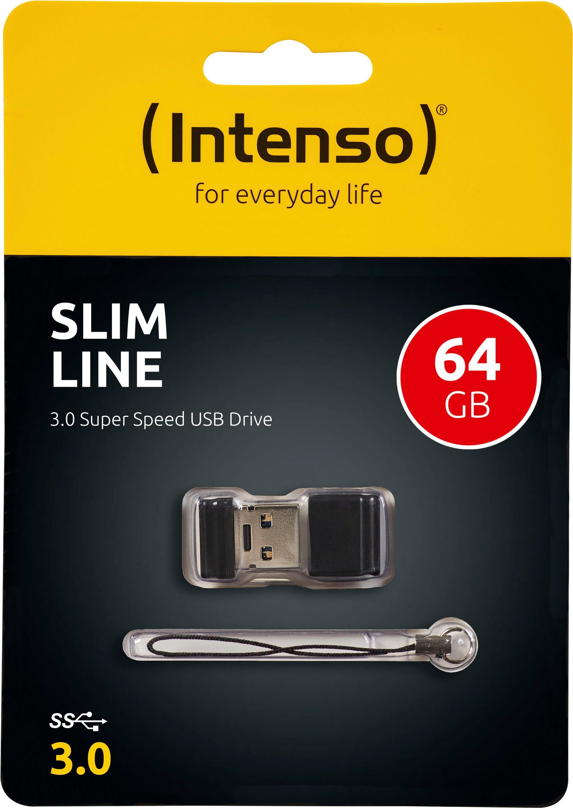 Intenso Slim Line USB-Stick (Lesegeschwindigkeit 35 MB/s)