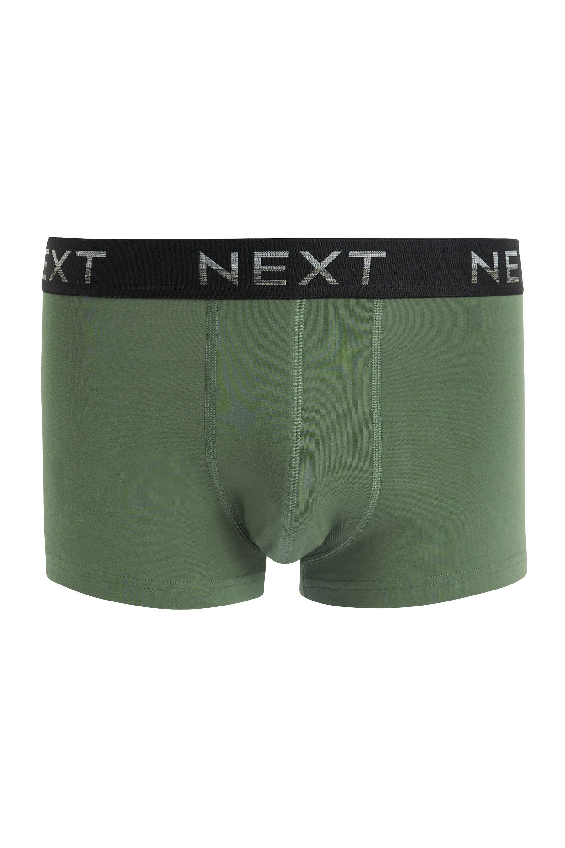 (4-St) Next Green Boxershorts, 4er-Pack Boxershorts