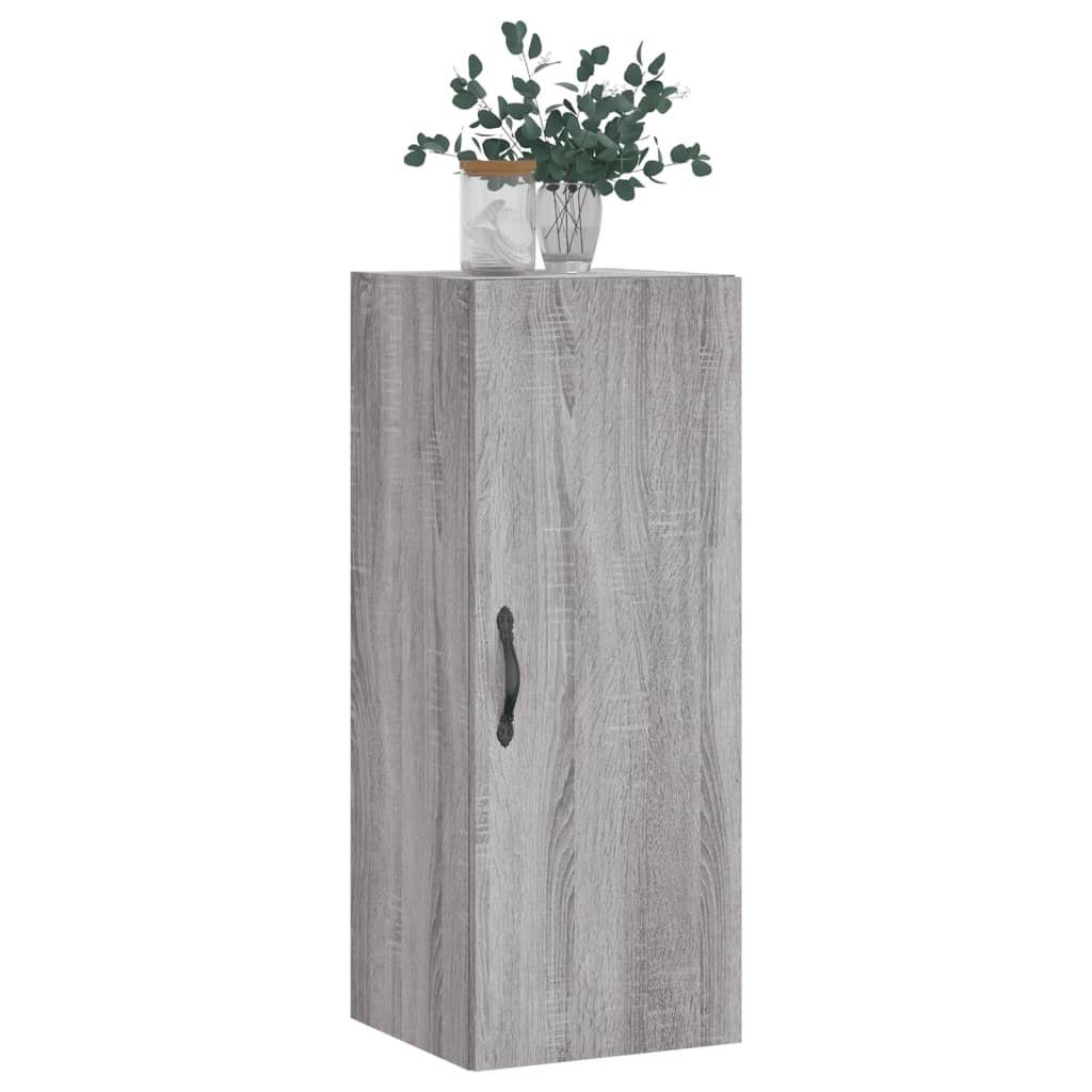 vidaXL Hängeschrank Wandschrank Grau Sonoma 34,5x34x90 günstig online kaufen