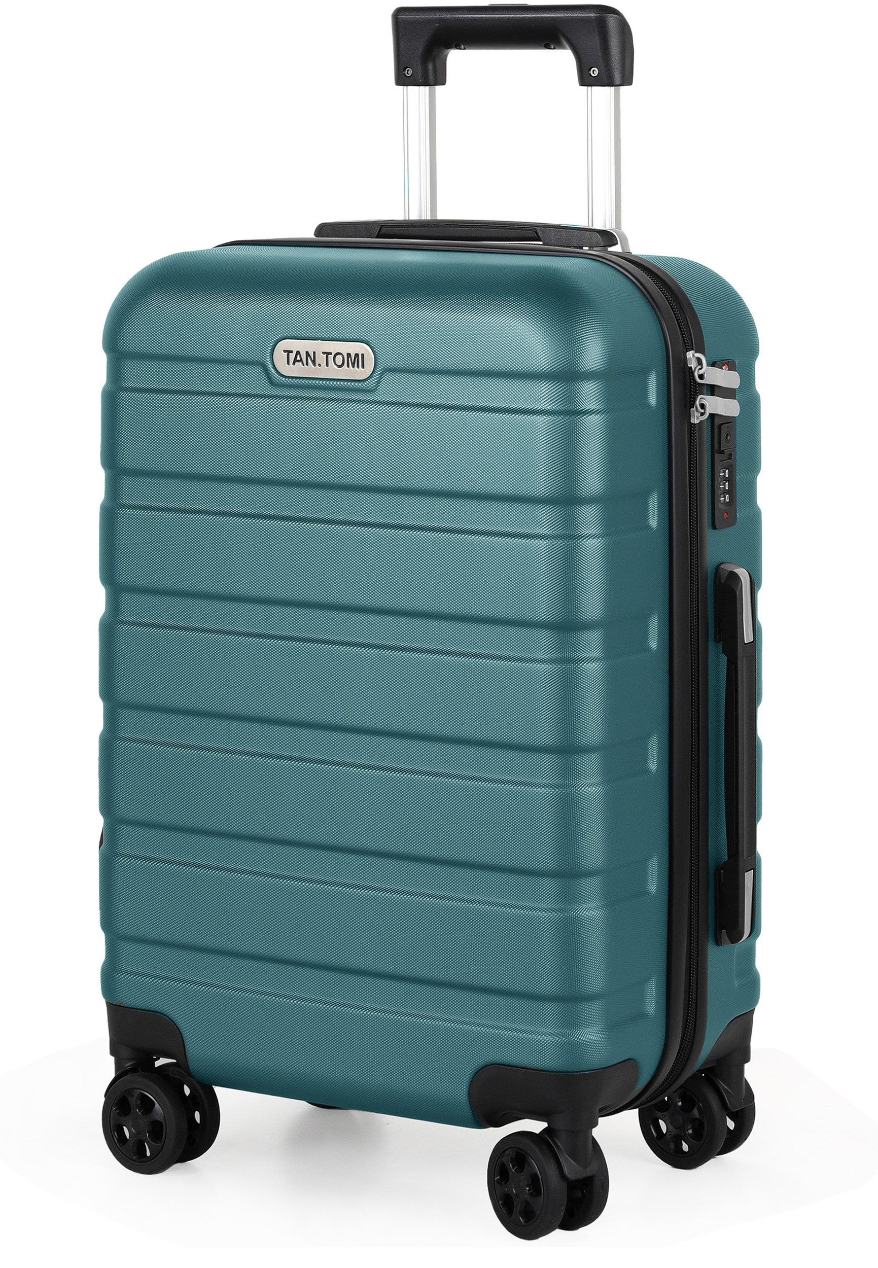 TAN.TOMI Handgepäckkoffer S/M/L/Set Koffer Hartschale Leicht Reisekoffer ABS Geräumig Haltbar, Trolley Handgepäck Große Kapazität