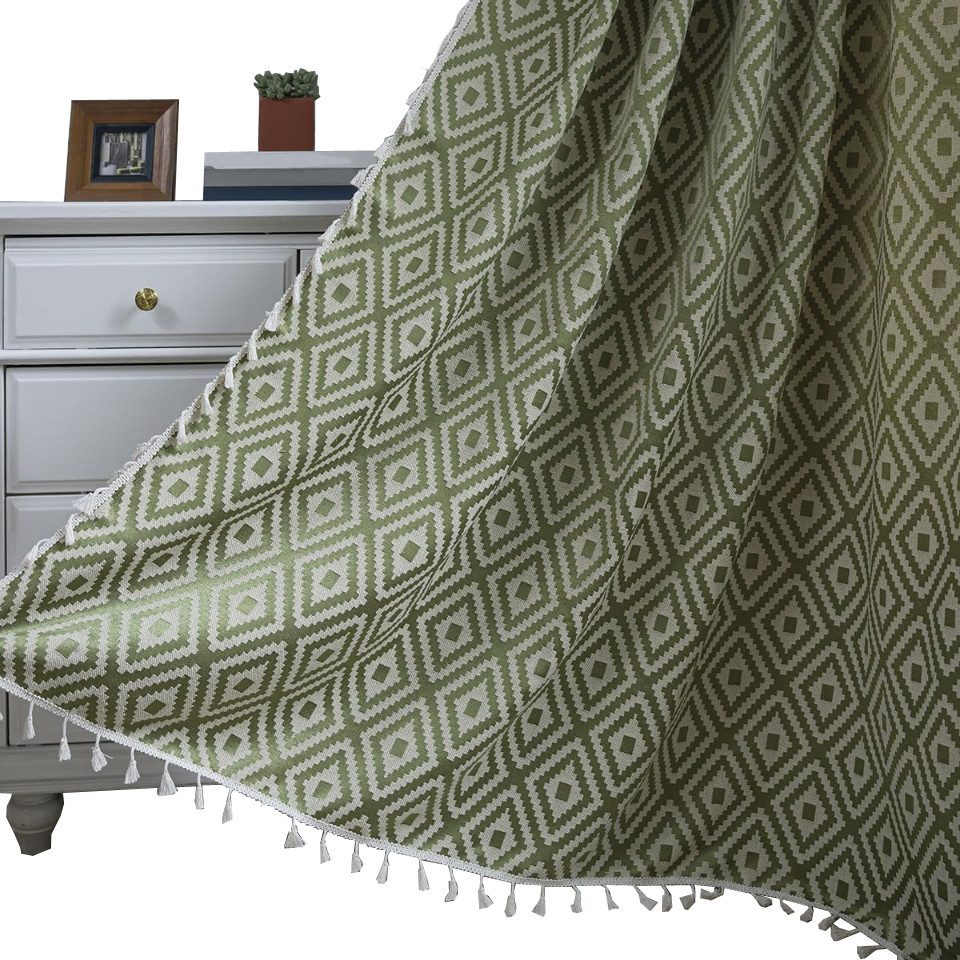 Kaket Gardine Boho-Vorhänge, Landhausstil Verdunkelungsvorhänge, Vintage günstig online kaufen