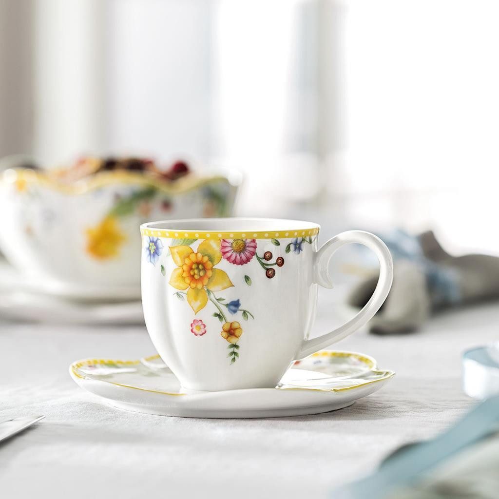 Villeroy & Boch Tasse Spring Awakening Kaffeetasse 230 ml, 1-tlg., Porzellan