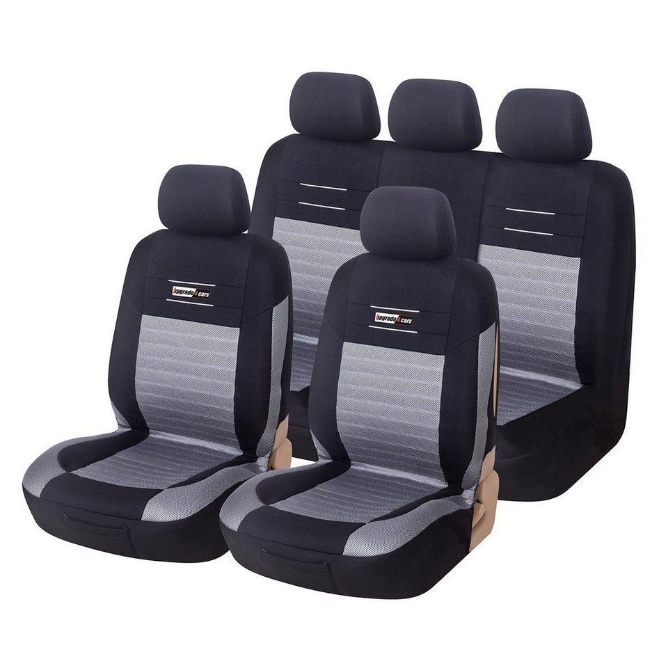 Upgrade4cars Autositzbezug Auto-Sitzbezüge Universal, 9-teilig