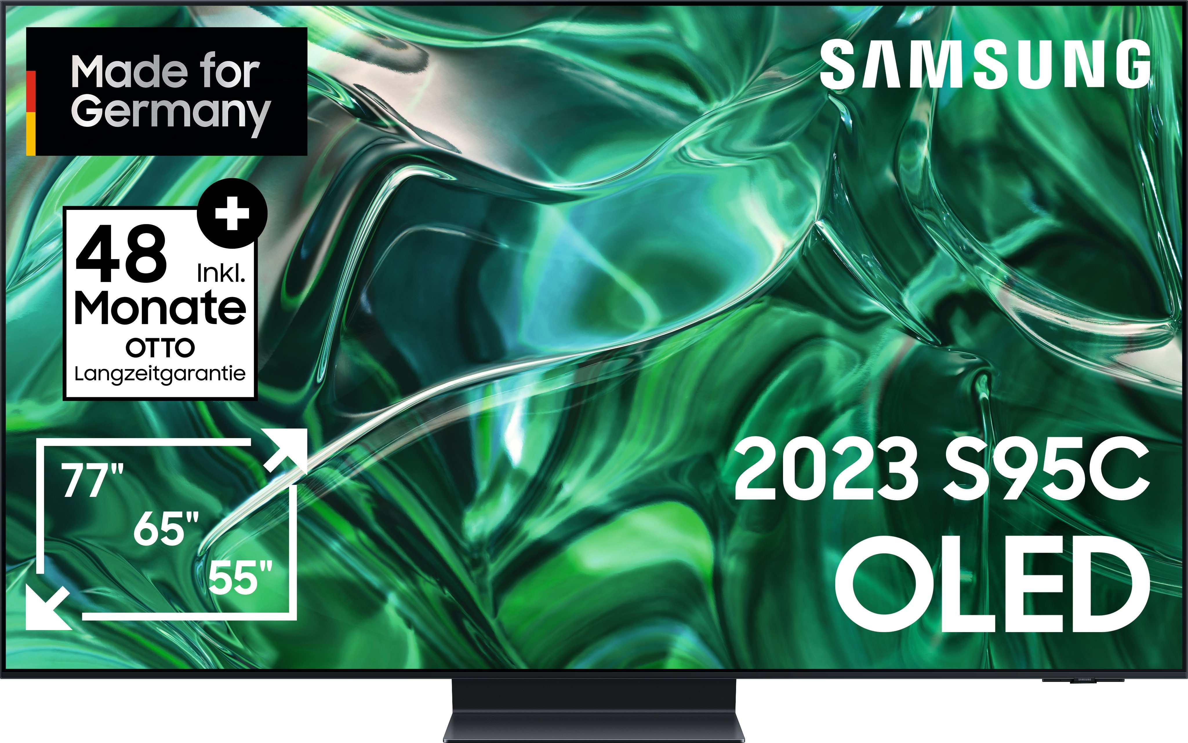 Prozessor GQ55S95CAT One Smart-TV, Neural Zoll, (138 cm/55 4K,Infinity OLED-Fernseher Quantum Samsung