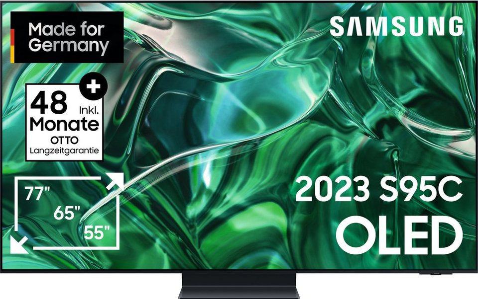 Samsung GQ55S95CAT OLED-Fernseher (138 cm/55 Zoll, Smart-TV, Neural Quantum  Prozessor 4K,Infinity One