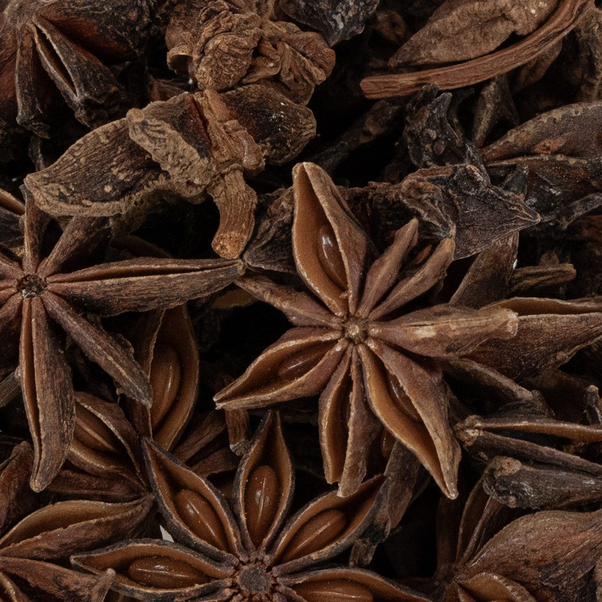 Trockenblume Getrockneter Sternanis 500g - Naturdeko für kreative, Viana, Höhe 2 cm