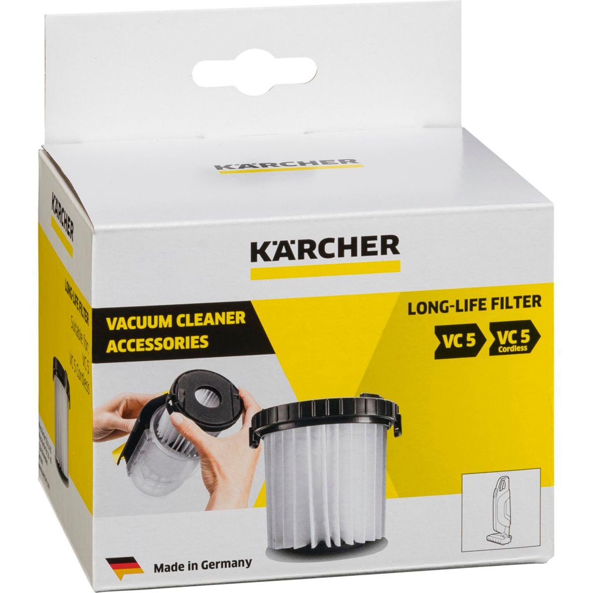 KÄRCHER HEPA-Filter Langzeitfilter zellulose Patronenfilter