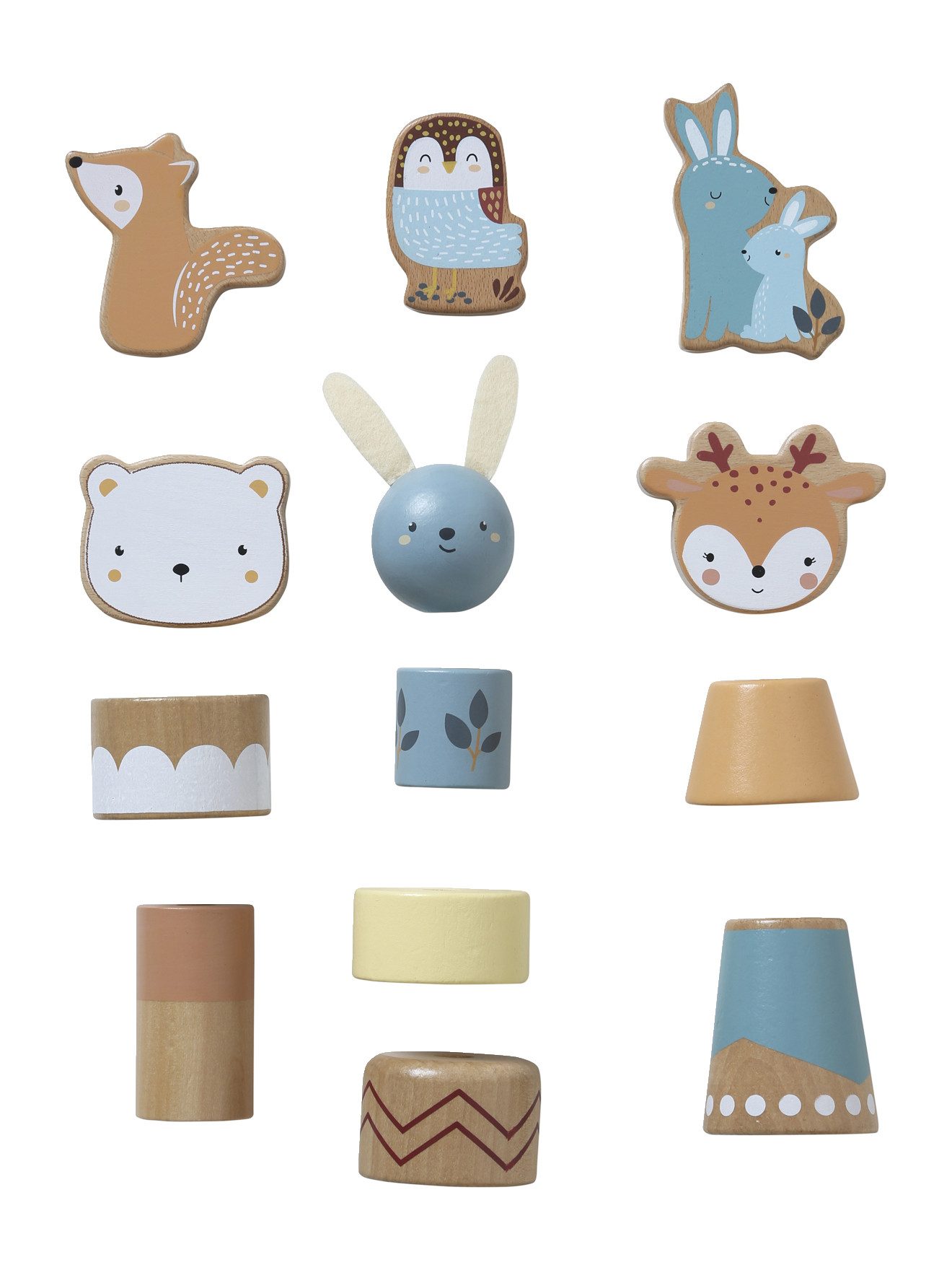 vertbaudet Lernspielzeug Activity-Tisch WALDFREUNDE, Holz FSC® günstig online kaufen