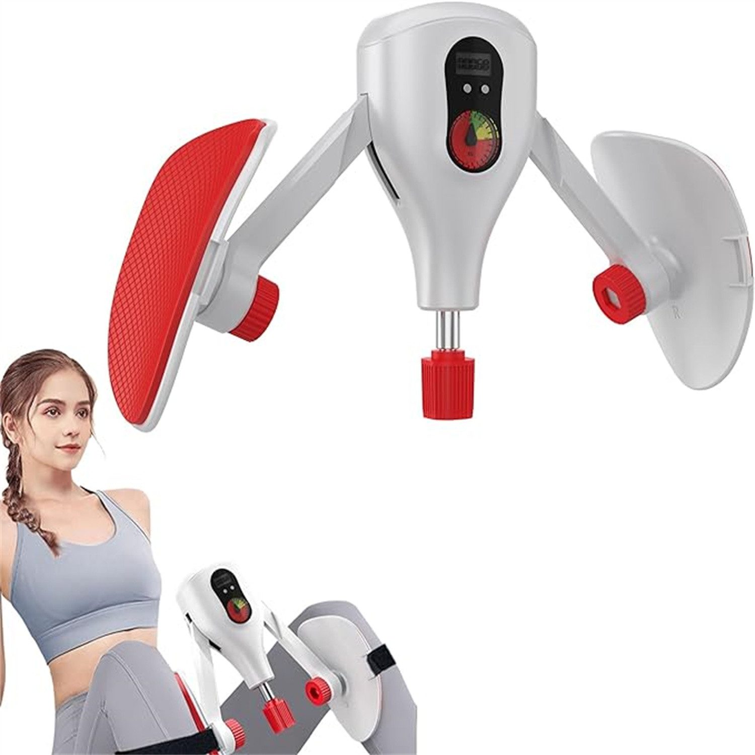 Beckenbodentrainer Oberschenkeltrainer 0-77 lbs Einstellbarer Widerstand