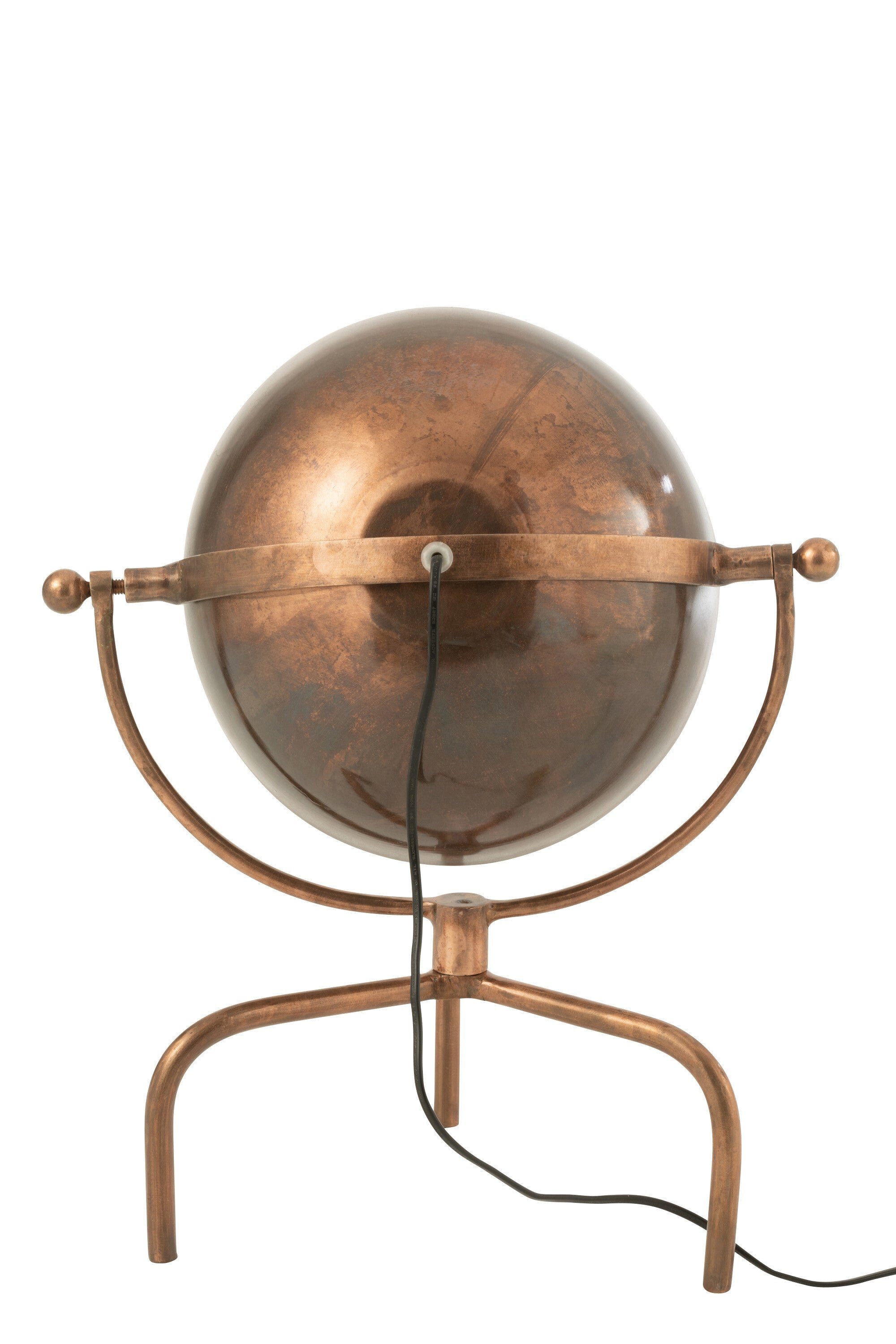 od Antike in - J-line Dekoobjekt stilvollem Exquisite Eisen-Kupfer Erhältlich Tischlampe