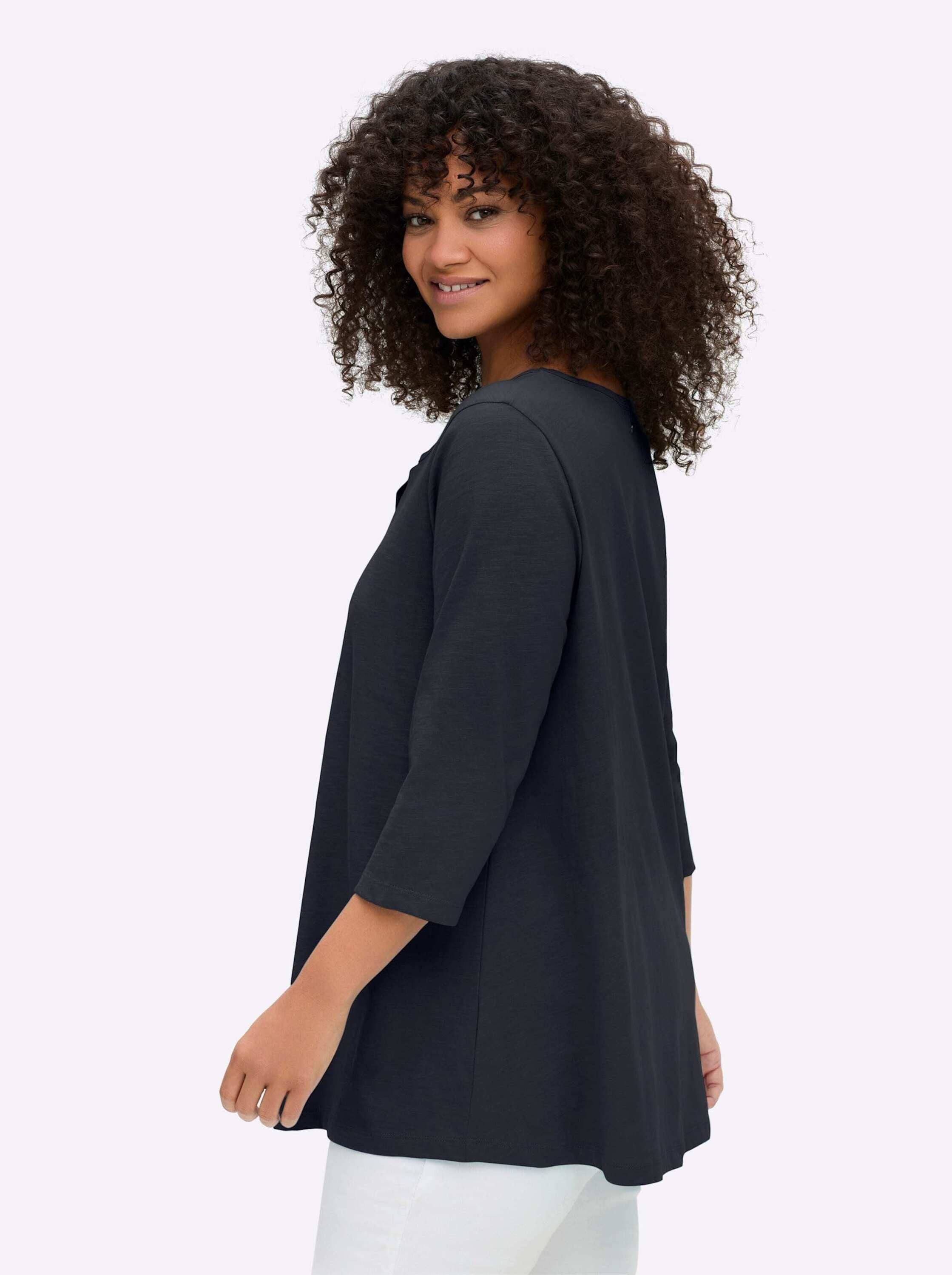 Sheego T-Shirt 3/4-Arm-Shirt 3/4-Arm – Bild 3 von 5
