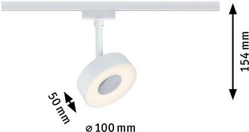 Paulmann Deckenleuchte URail Spot Circle 1x5W 3000K 230V, LED fest integriert, Warmweiß, 3-Step-Dimmbar