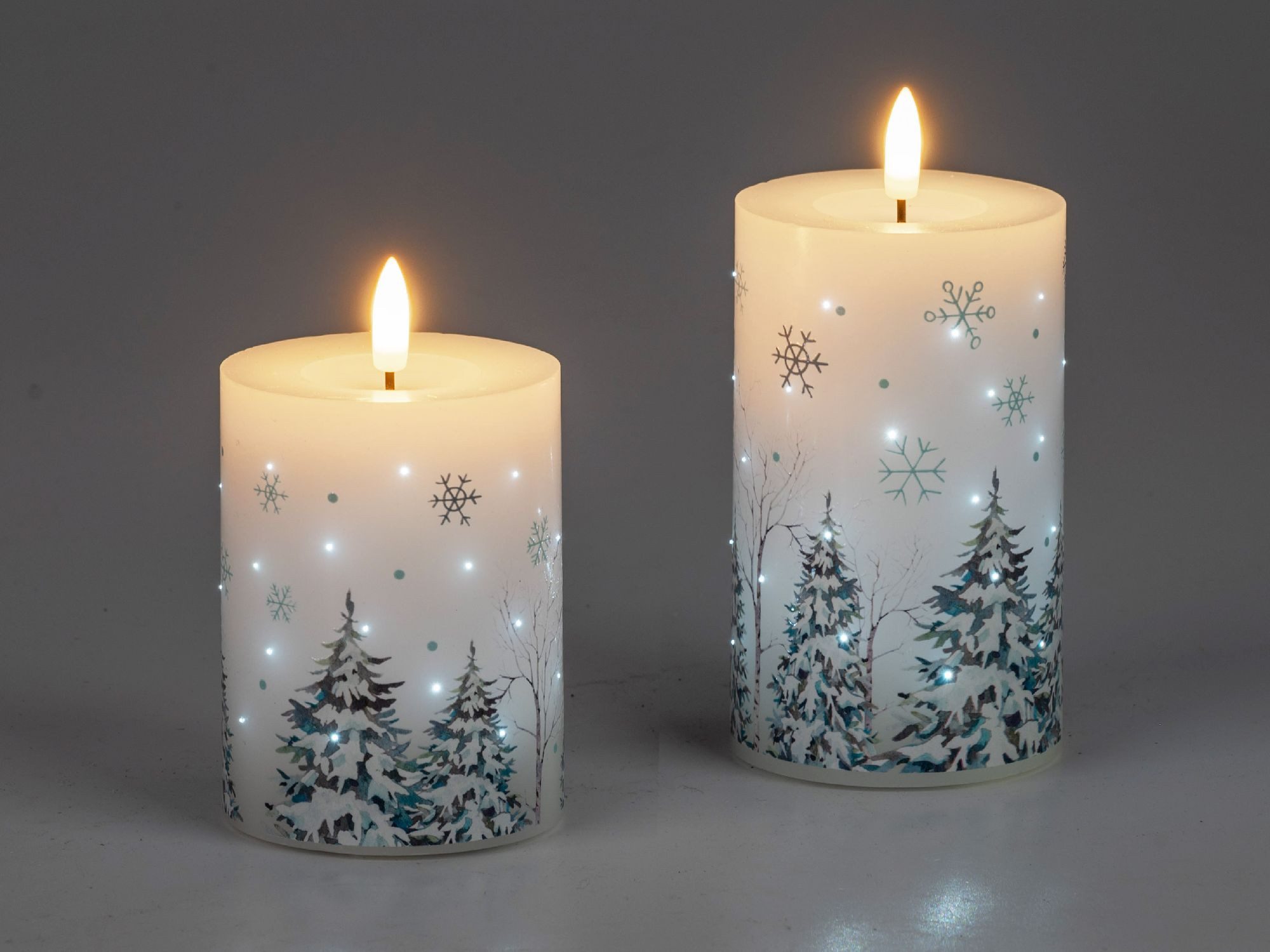 formano LED-Kerze Tannen, Mit Timerfunktion, Weiß, günstig online kaufen