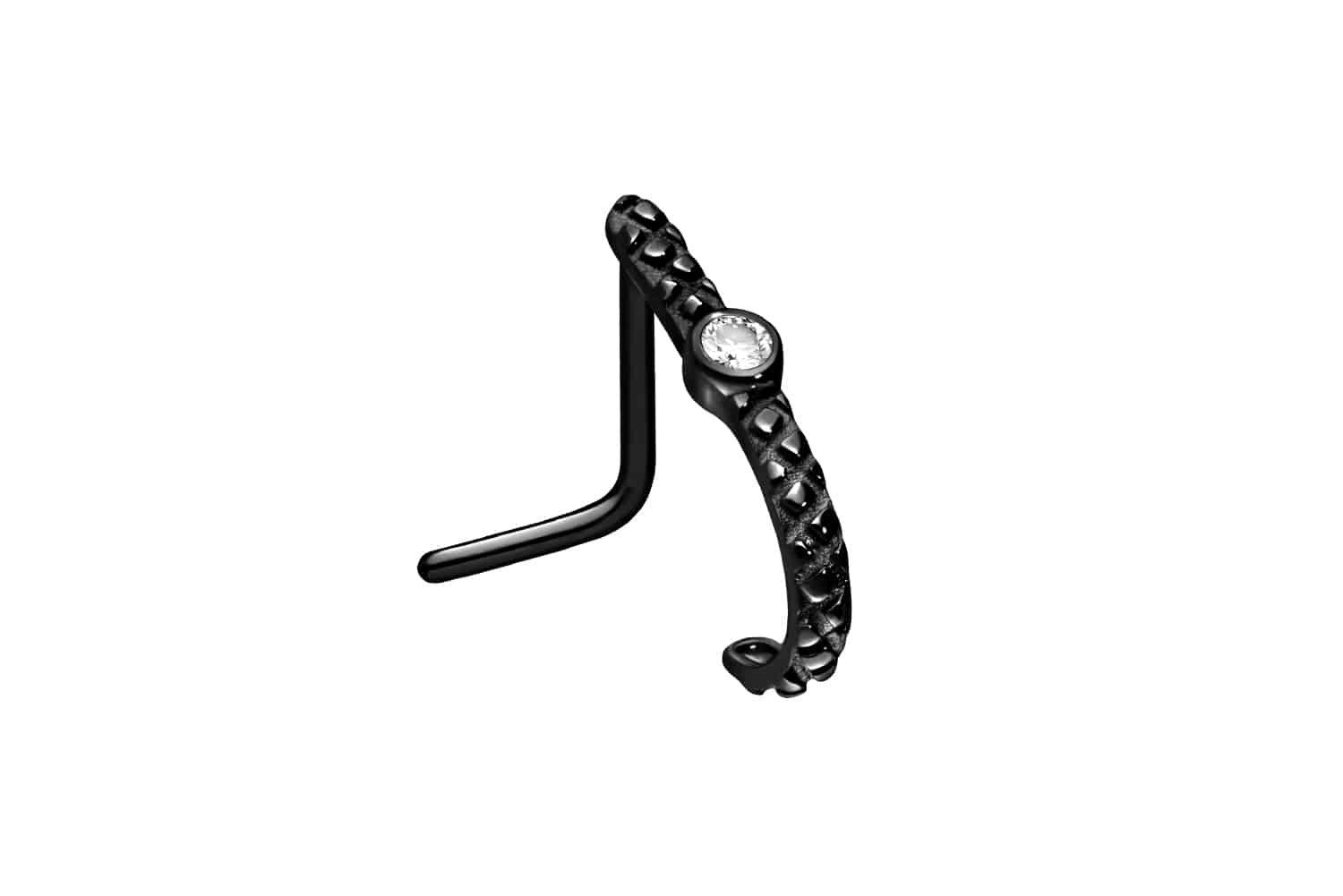 PIERCINGLINE Nasenpiercing Chirurgenstahl Nasenstecker KRISTALL (Nasenstecker, 1-tlg)