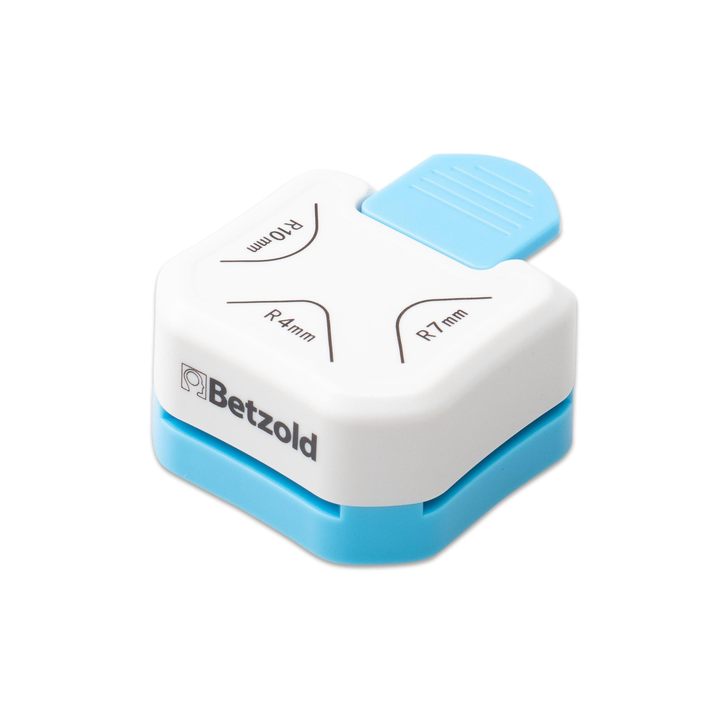 Betzold Eckstanzer Eckenabrunder 3-in-1 für Papier und laminierte Dokumente