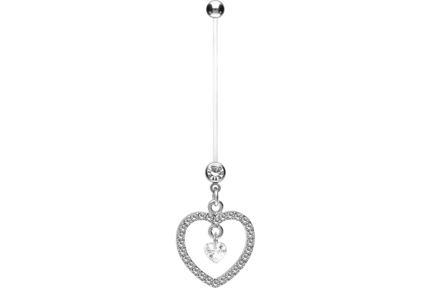 PIERCINGLINE Bauchnabelpiercing PTFE Bananabell flexibel mit Chirurgenstahl günstig online kaufen