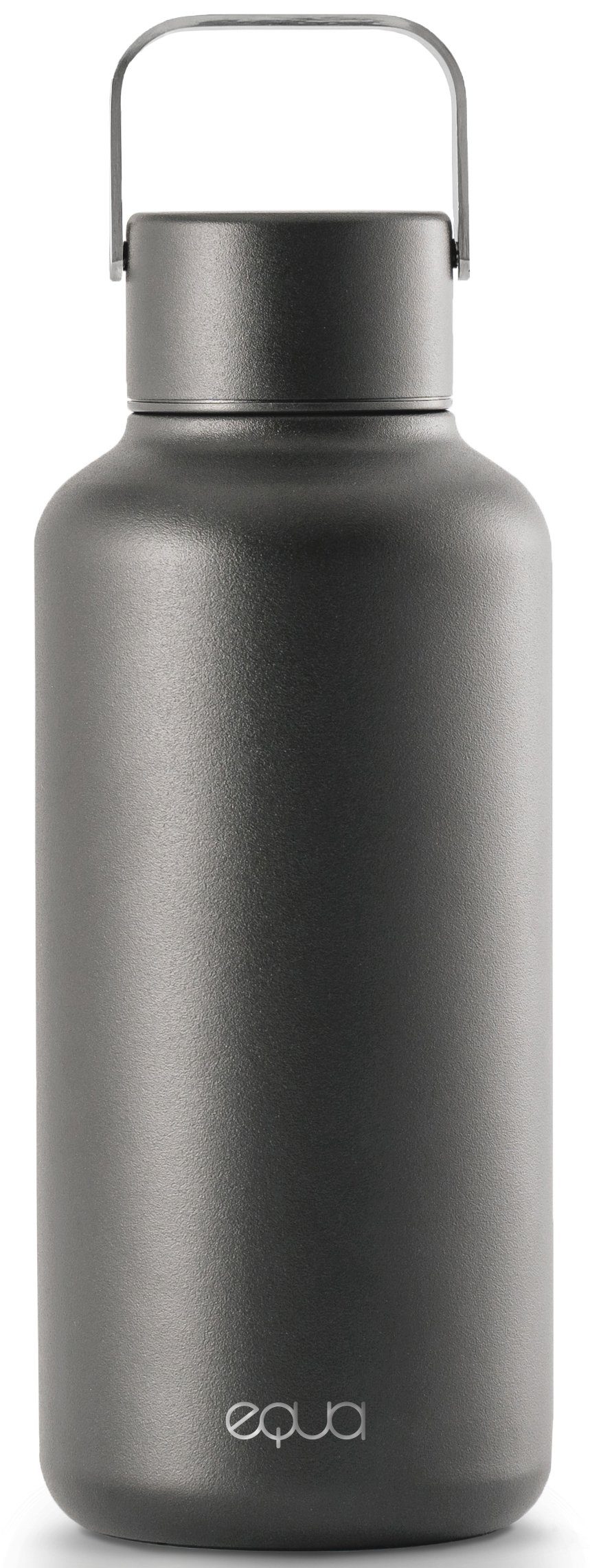 mit aus Dark Timeless Dark, Off 683341 Edelstahl, Trinkflasche Tragegriff equa