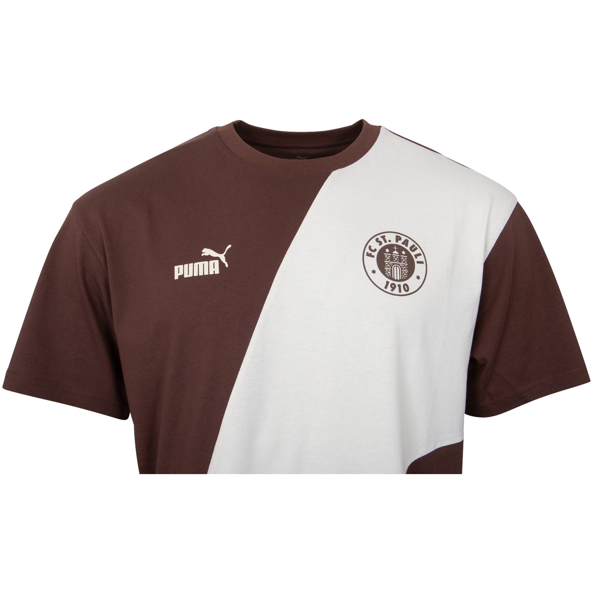 FC St. Pauli T-Shirt FC St. Pauli - PUMA T-Shirt 'ftblCulture+' 2024/25 - braun