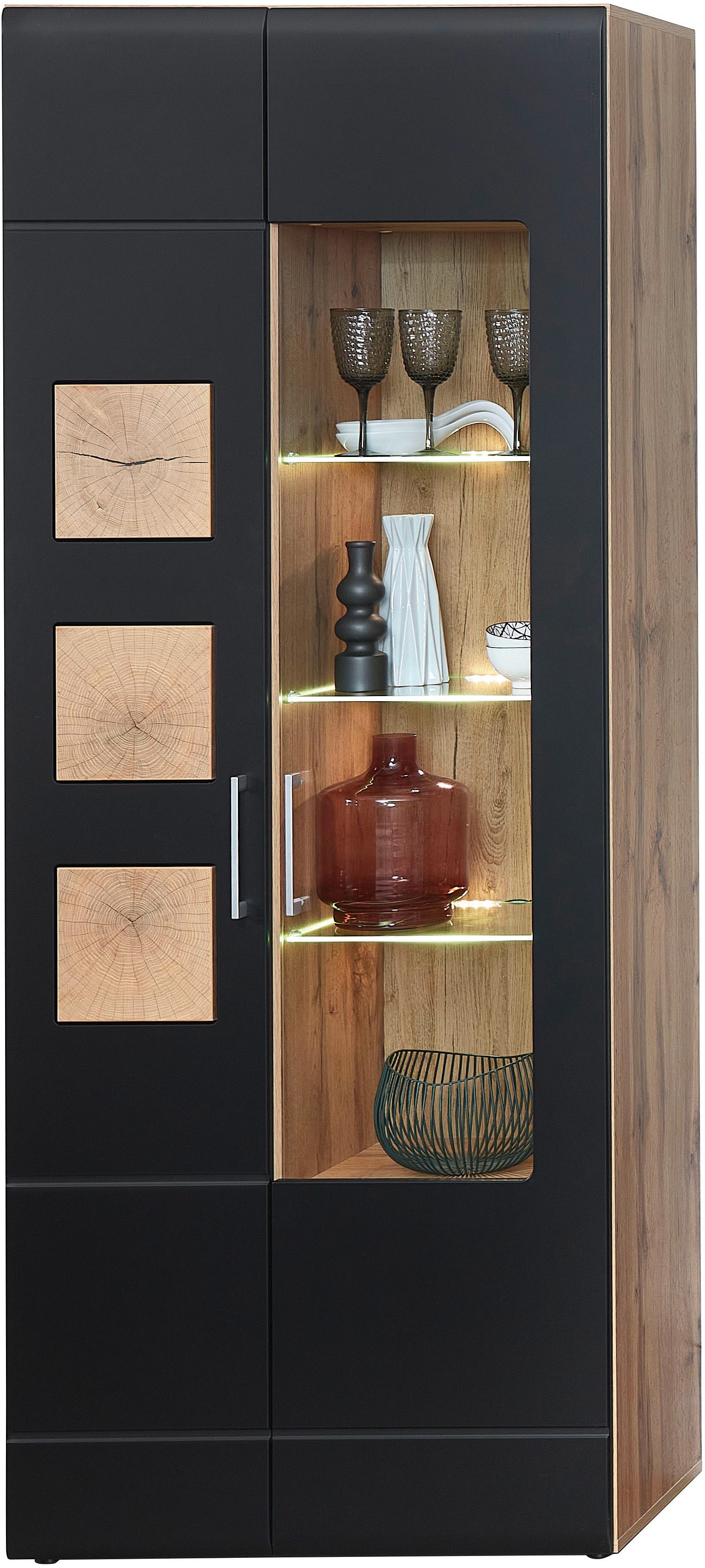 Innostyle Vitrine Sonate (3-St) Elemente sind flexibel kombinierbar und passen in jeden Wohnbereich.