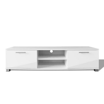 vidaXL TV-Schrank TV-Schrank Hochglanz-Weiß 12040,334,7 cm Lowboard