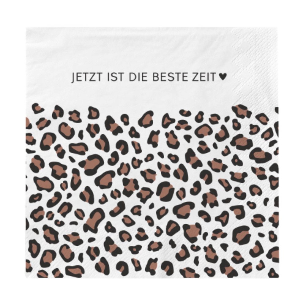Grafik Werkstatt Papierserviette Grafik-Werkstatt Cocktail-Servietten, (Packung, 20 St., 1 Pack), Farben auf Wasserbasis, Chlorfrei gebleichtes Papier