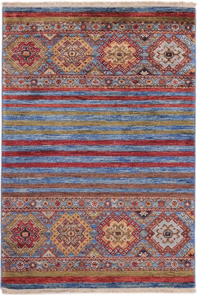 Orientteppich Arijana Shaal 87x128 Handgeknüpfter Orientteppich, Nain Trading, rechteckig, Höhe: 5 mm